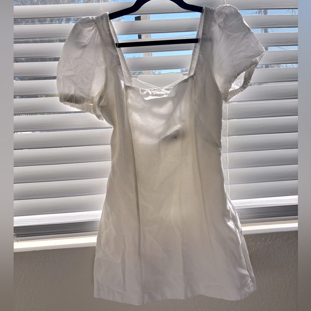 White Mini Zara dress
